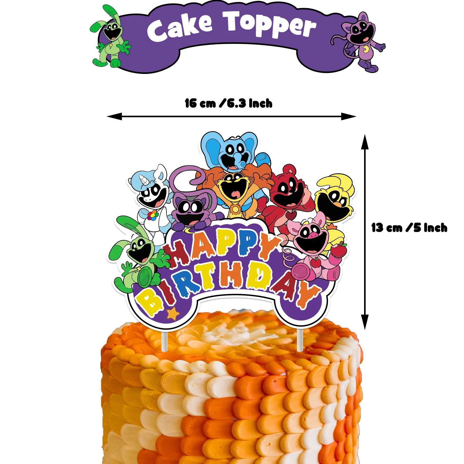 Smiling Critters Catnap Birthday Party Supplies Balloon Tableware Paper Plate Tablecloth Kid Birthday Party Baby Bath