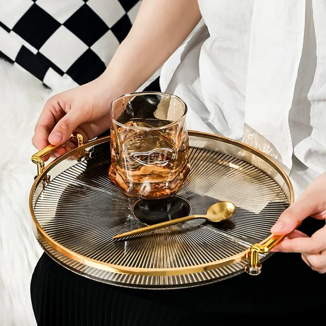 Golden Handle Storage Tray 1
