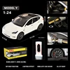 1:24 Simulation for Tesla MODEL Y SUV Alloy Cars Toy Diecasts Vehicles Metal Model Car Decoration for Kids Gift Toy 5