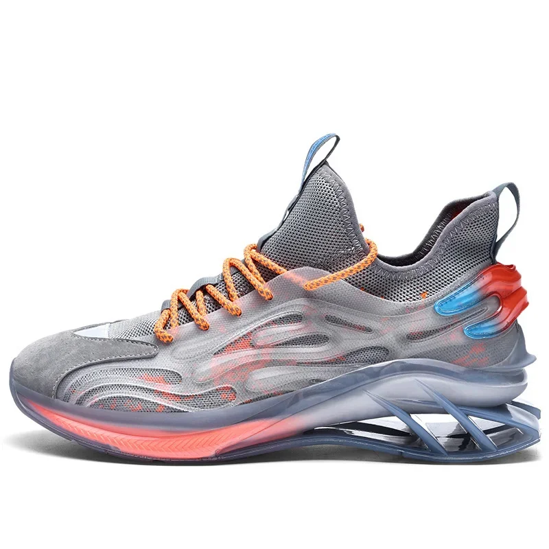New Designer Reflective High Top Men Sneakers Breathable Running Shoes for Men Young Run Gym Trail Outdoor Walking Sports Sh