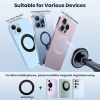 TOPK Magnetic Car Phone Holder Mount For Magsafe IPhone15 Pro Max Single-Hand Operation Metal Hook Magnetic Phone Holder for Car - Image 4