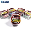 SUNLINE-BasIC FC Carbon Fiber Fishing Line, Transparent Color, 100% Original, 225m, 300m 6