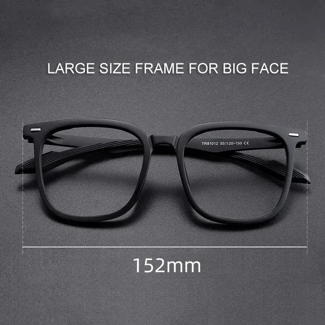 UVLAIK TR90 grand cadre de lunettes carrées femmes hommes mode surdimensionné lunettes myopes optique Prescription lunettes cadre 1
