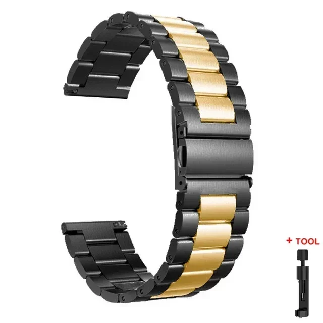 Stainless Steel Metal Watchband Bracelet Replacement Strap