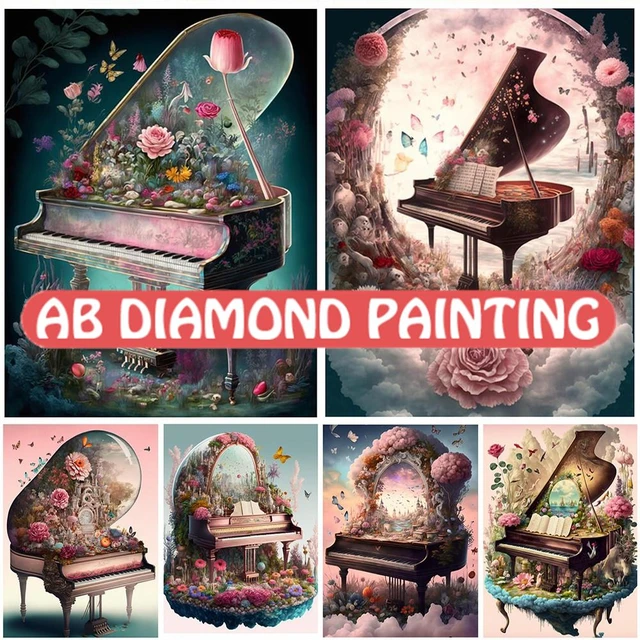 DIY 5D Diamond Painting Fantasy Flower Scenery Embroidery Mosaic