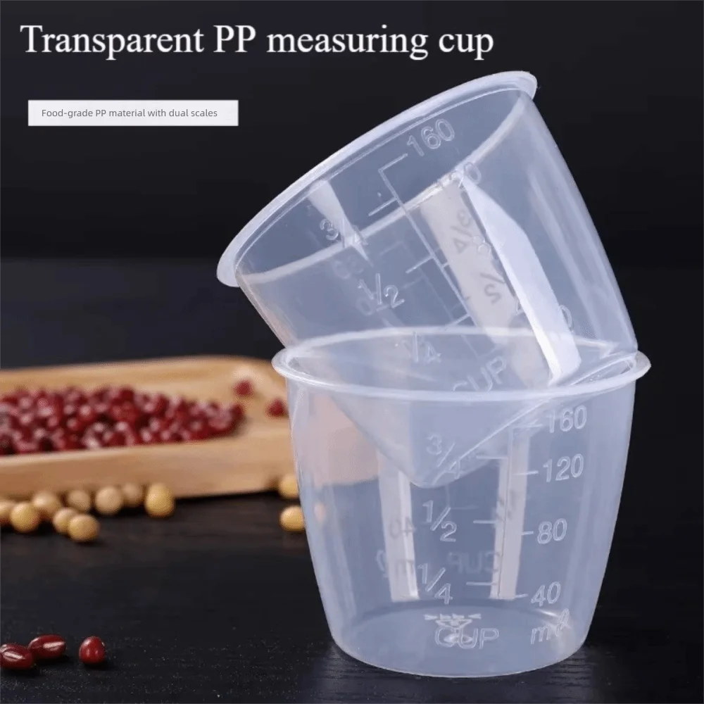 Mini 100/160ml Rice Measuring Cup Clear with Scale Measuring Jugs Plastic Digital Kitchen Scale For Electric Cooker