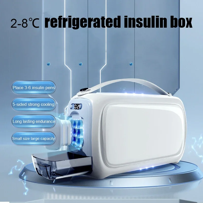 CGOLDENWALL Tragbare Insulin Kühlbox für Medikamente Mini