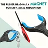 1pc Thickened Aluminum Alloy Folding Type Garbage Clip Pick Up Device Household Cleaning Ring Fire Pliers Pick Up Sanitary Clip 2