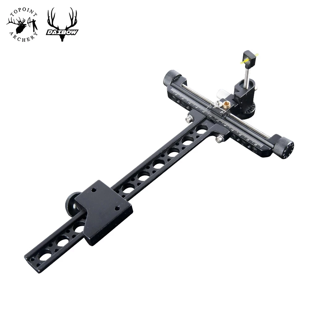 

Topoint TR1002 Archery Recurve Bow Sights Lightweight/Aluminum Bow Sight Recurve Bow Sight Archery Hunting Beginner/professional