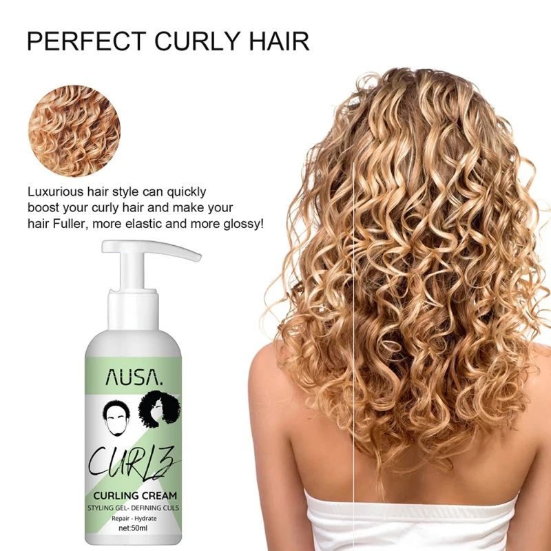 Description Picture 3 of item50ML for Wavy & Curly Hair Products-Suitable for Women and Men Curl Elastining Gel Curls Moisturizer & Enhancer Conditioners