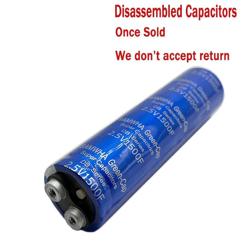 1Pcs 2.5V1500F Large Capacity Improve Power And Energy For 15V250F Automobile Rectifier Module Backup Power Supply