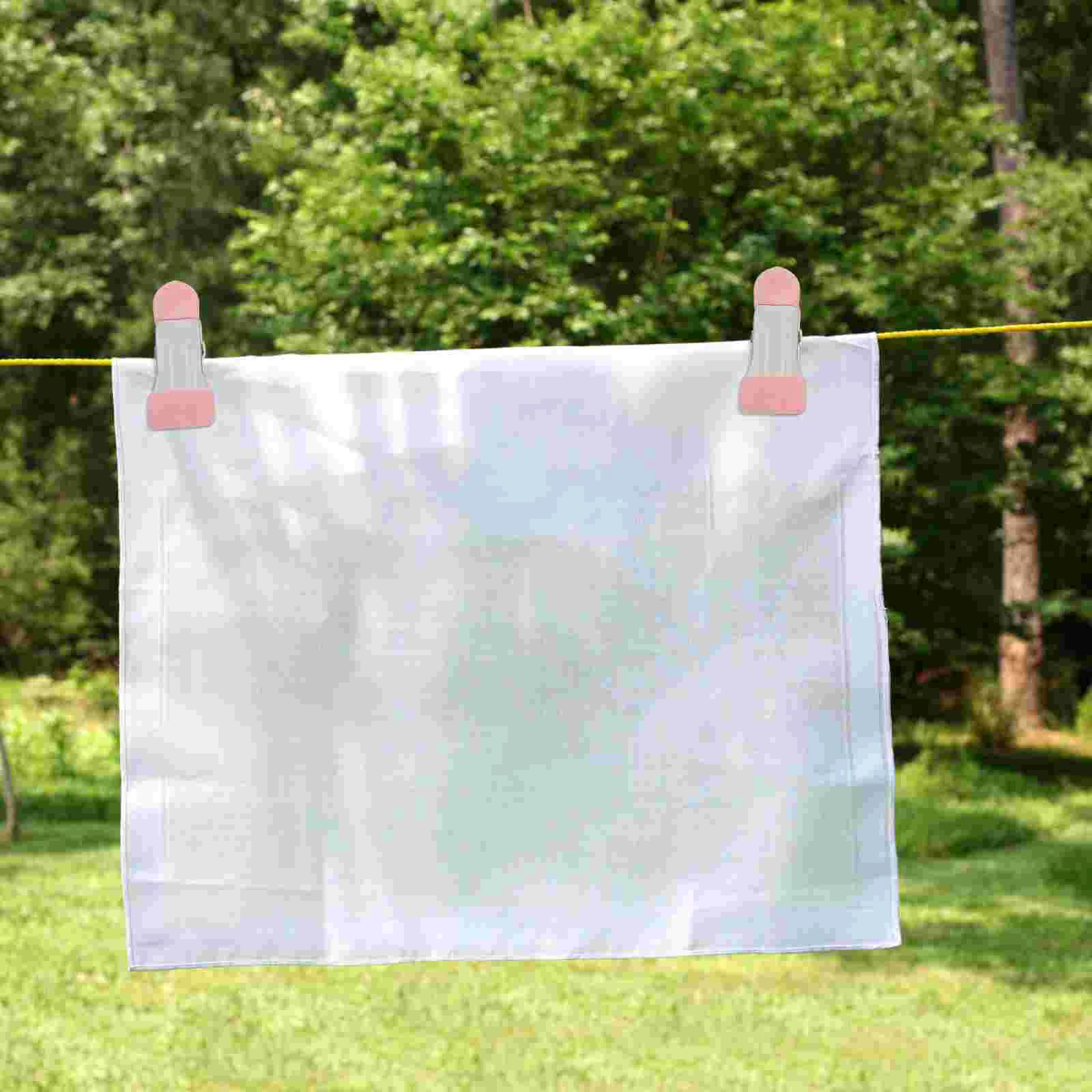 

10 Pcs Clothespin Garment Clips Windproof Clothespins Quilt Clamp Multipurpose Stainless Steel