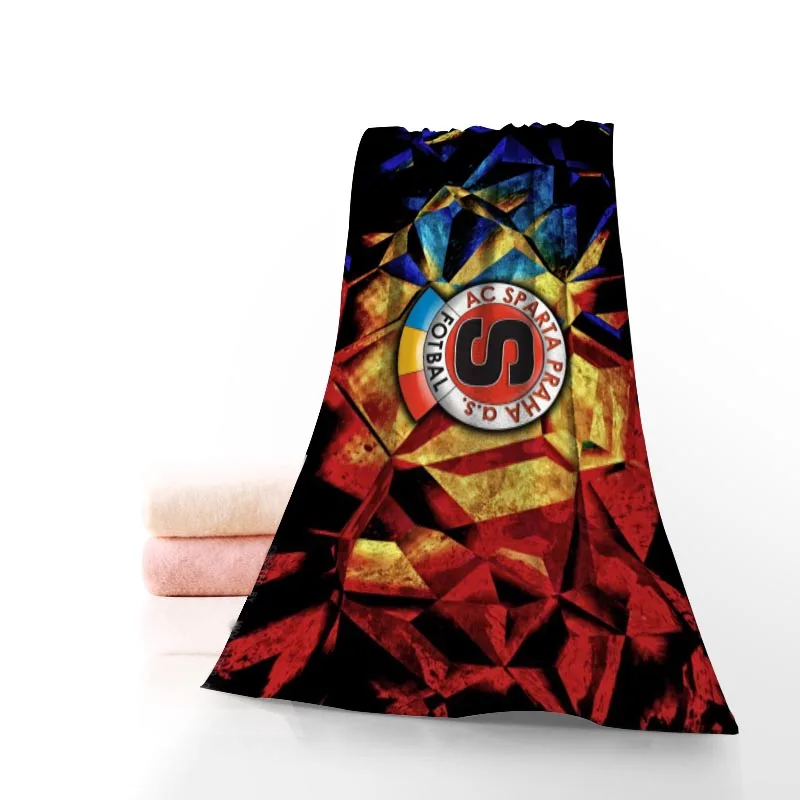 AC Sparta Praha Towel Printed Cotton Face/Bath Towels Microfiber Fabric For Kids Men Women Shower Towels 70X140cm