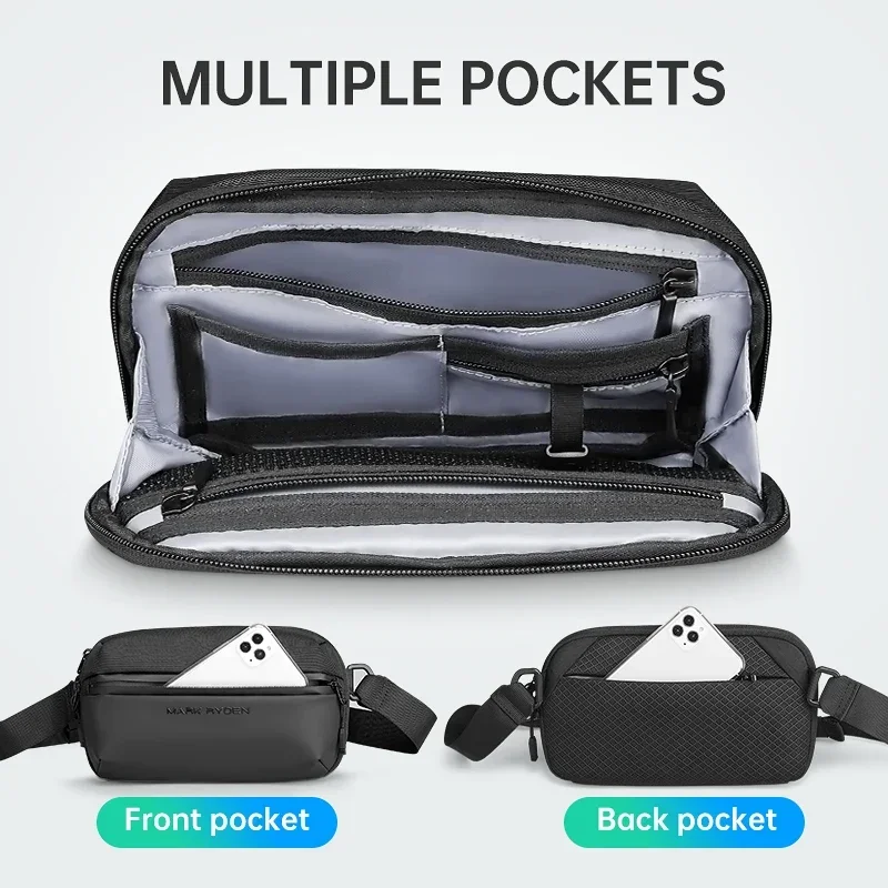 Waterproof Men Business Messenger Crossbody Bag
