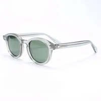Johnny Depp lunettes de soleil polarisées hommes femmes marque de luxe lunettes de soleil Vintage acétate cadre pilote ombre 5