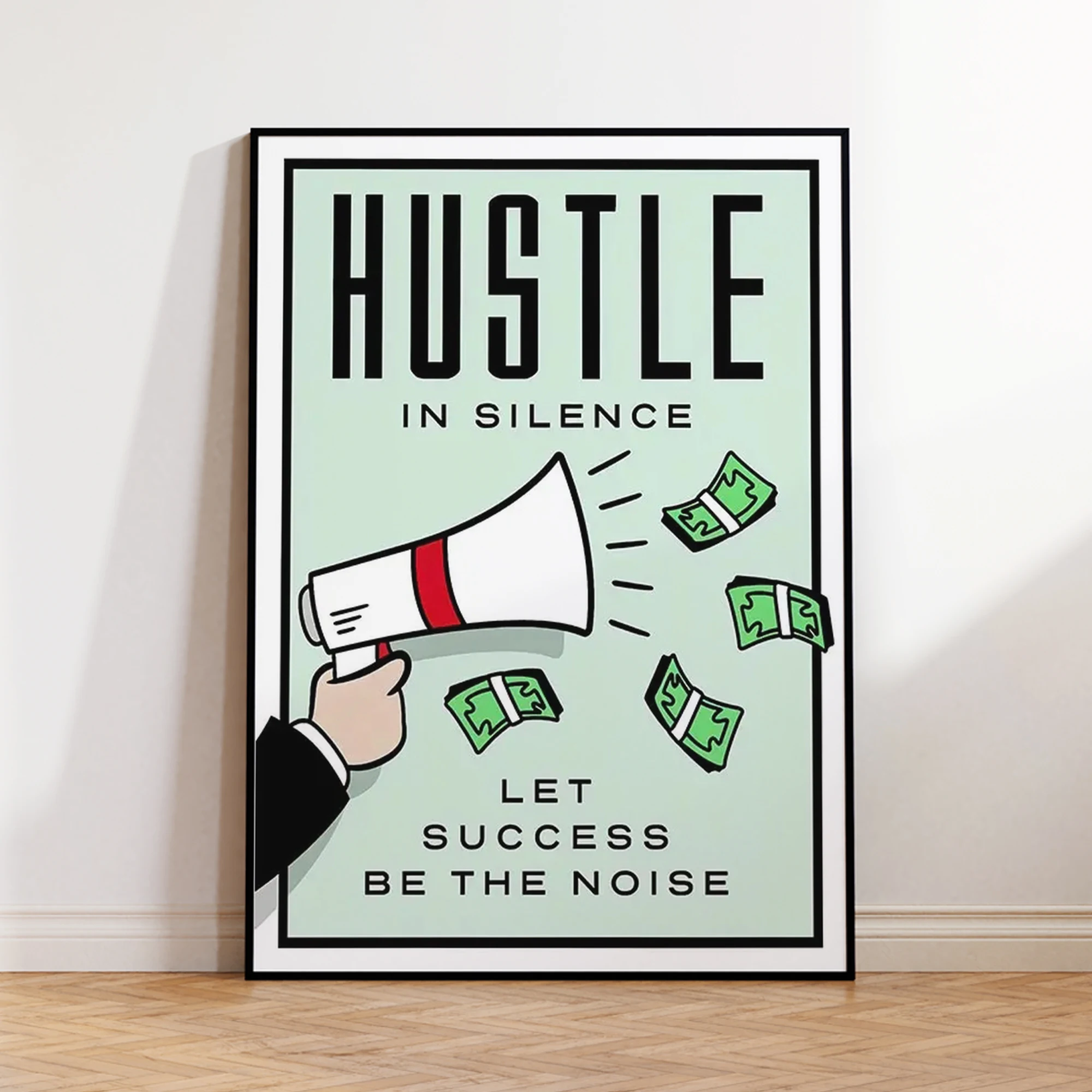 Modern Motivational Wall Art Canvas Print for Office and Living Room Decor