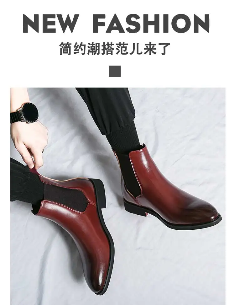 RED ヴァレンティノ 異素材切り替えブーツ ブラック/レッド 38/24cm RED VALENTINO(レッドヴァレンティノ) ブーツ(レディース