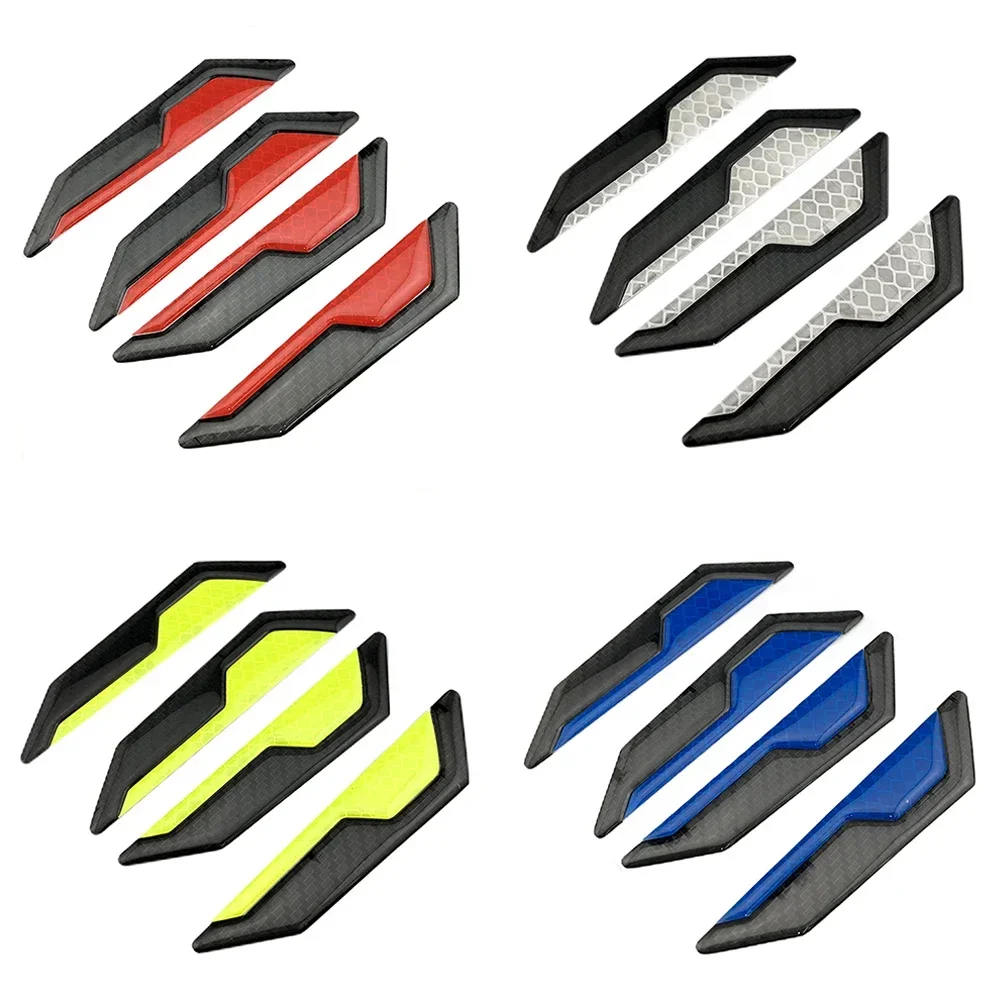 Car Door Anti-Collision Strip Reflective Warning Stickers 4PCS
