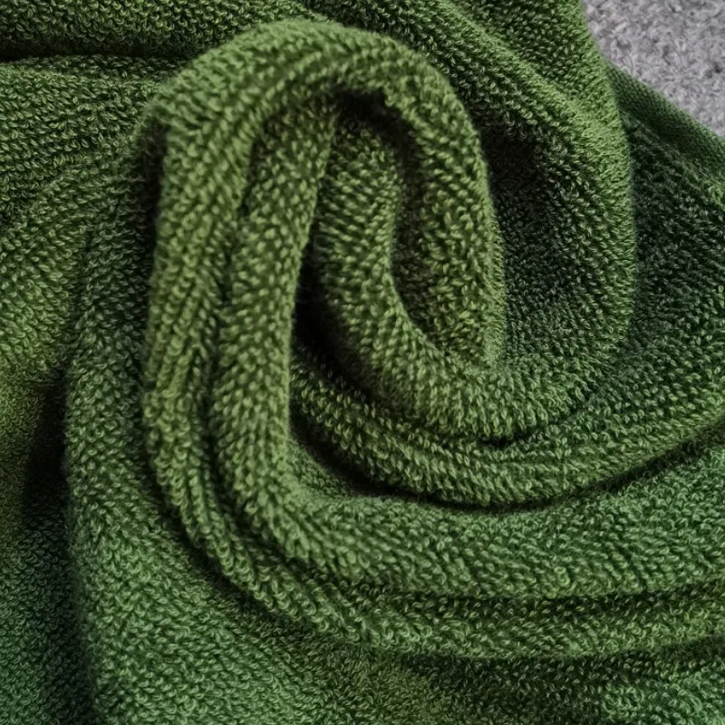 2PCS Green Bath Towels Set 1pcs Big Bath Towel 70x140cm and 1pcs Hand Face Towel 34x74cm Christmas Gift Sport Home Towels Set 5