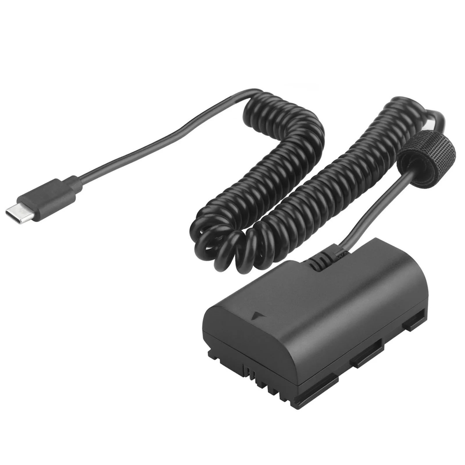 Lpe6Nh Lp-E6Nh Adattatore Di Alimentazione Della Batteria Fittizio Usb Di Tipo C Per Canon Eos R5 R6 5Ds R 7D 6D 5 D3 5 D4 90D 80D 70D 60Da Xc10, Tele