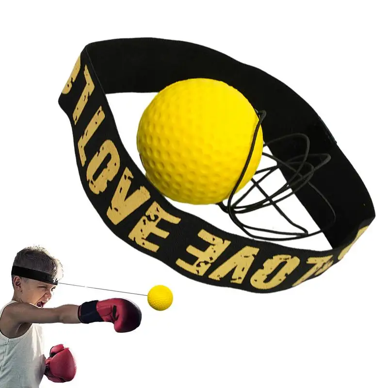 1pc Head-mounted Speed Ball Boxing Magic Ball Reaction Fighting Training Coordination Ability to Vent Boxing Speed