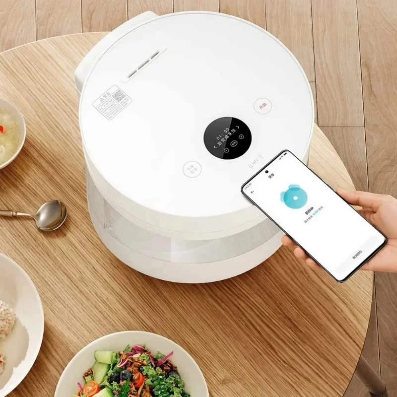 XIAOMI MIJIA Transparent Steaming Rice Cooker 4L Electrical Pressure Cooker Household Multifunctional Kitchen Appliances 5