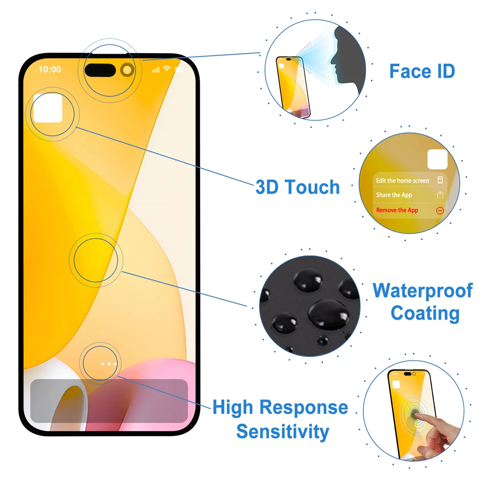 High Quality LCD For iPhone 14 Pro Max Display 100% Tested Touch