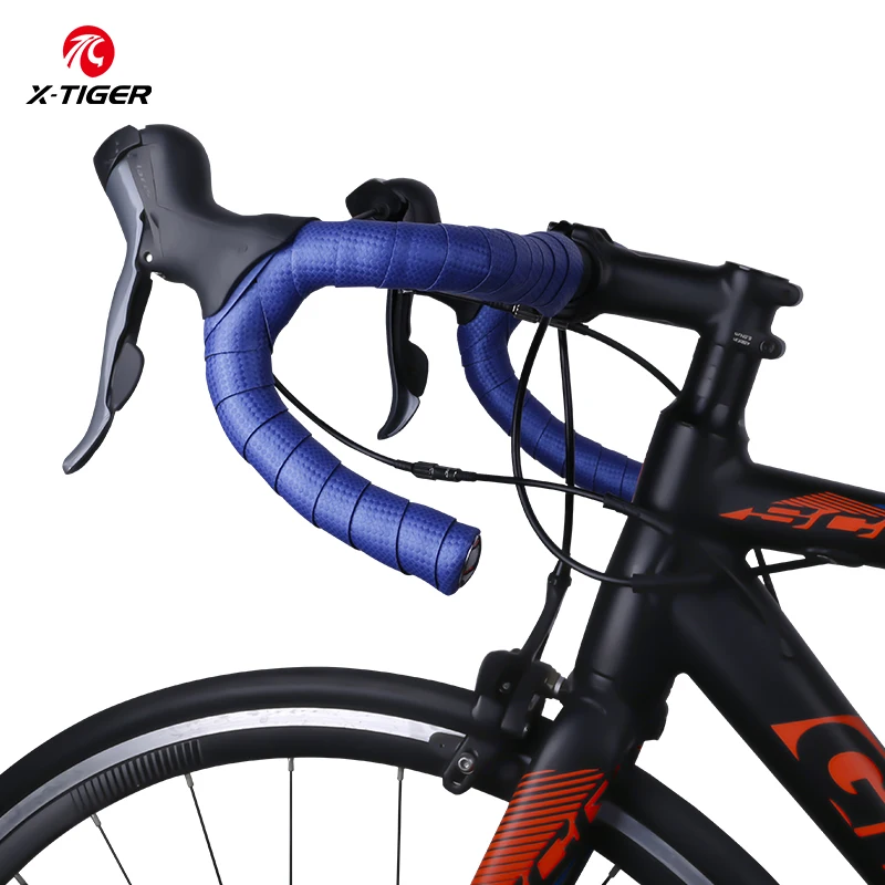 X-TIGER Bike Handlebar Tape Anti-slip Silica Gel Mountain Bicycle Handle Bar Tape Shock Absorption Road Handlebar Accessories
