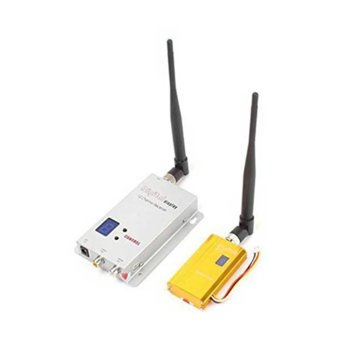 FPV 1.2Ghz 1.2G 8CH 1500MW 무선 AV 송신기 TV 오디오 비디오 송신기 리시버 콤보, QAV250 250 FPV RC(C) 용