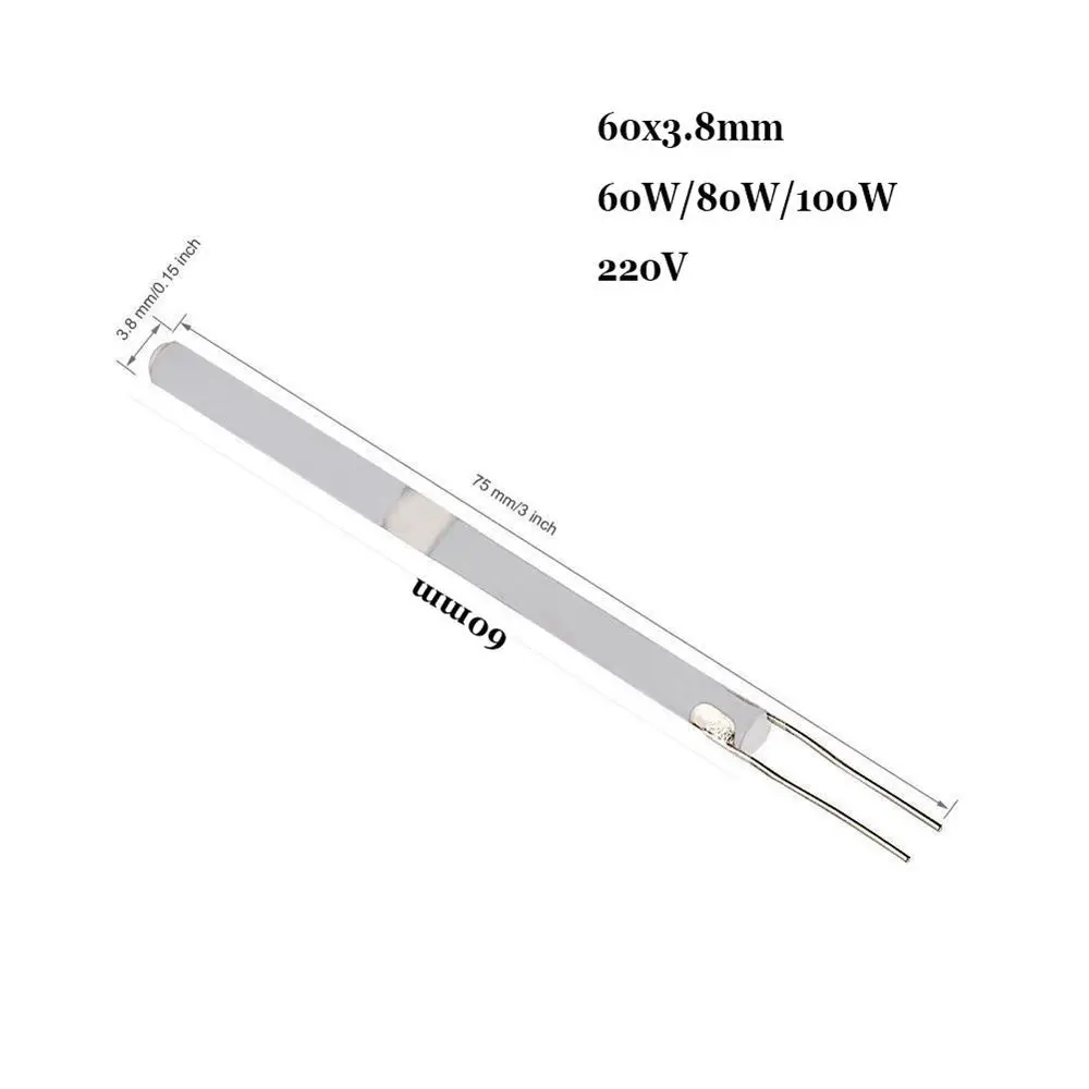 220V Electric Soldering Iron Heating Core 1/2pcs 80W 60W 100W Ceramic Adjustable Temperature Internal Heating Element Tools soldering iron