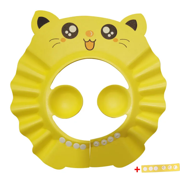 Adjustable Baby Shower Caps Child Kids Waterproof Shampoo Hat Boys Girls Wash Hair Bath Shield Ear Eye Protection Visor Caps hair wash hat shampoo shower cap hair wash shield