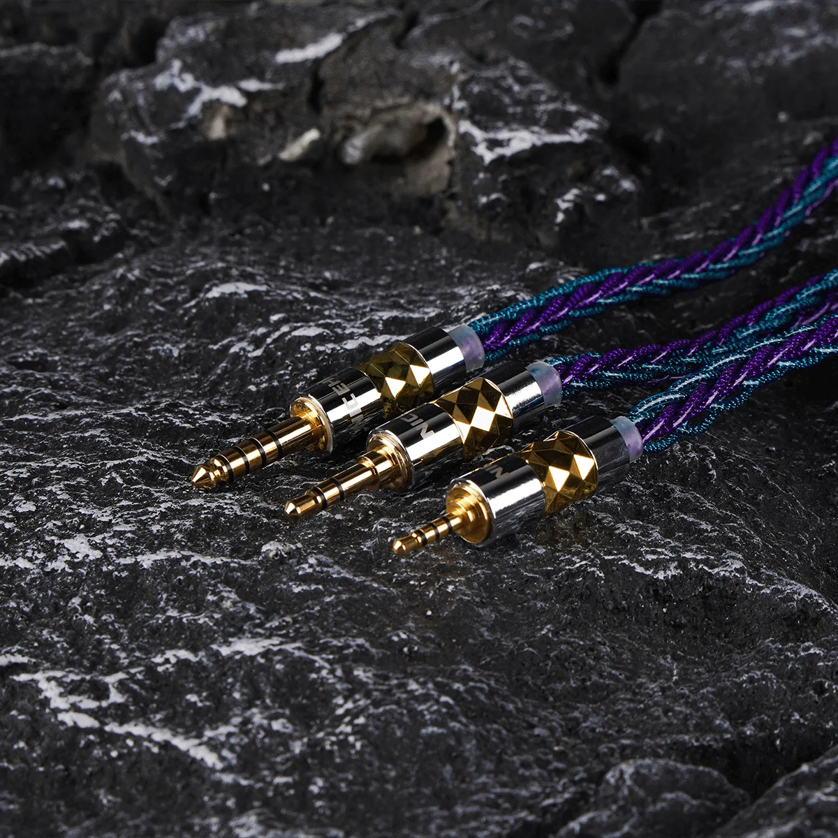 Nicehck dualgod-イヤホンモニターケーブル、銀メッキ、古川銅