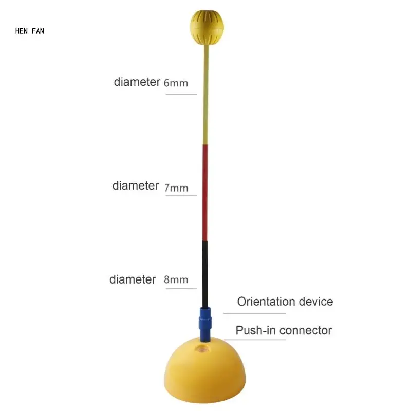 Tennis Trainer Aid Practice Tool for Beginner Improve Skill of Topspin Downspins M89D