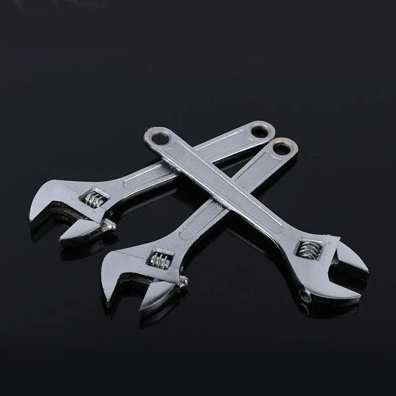 Universal Multifunctional Activity Short Handle Large Opening Adjustable Wrench Plumbing Installation Bathroom 5