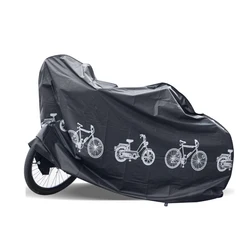 All-Weather Bike Cover with UV Protection - Durable Outdoor & Indoor Shield for Bicycles, Scooters, & Cycling Gear (Black)