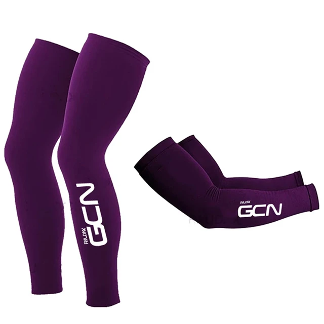 RAUDAX GCN Leg Warmers UV Tection Cycling Arm Warmer Breathable Bicycle Running Racing MTB Bike Leg Sleeve cooling arm sleeves sun protection arm sleeves arm sleeves