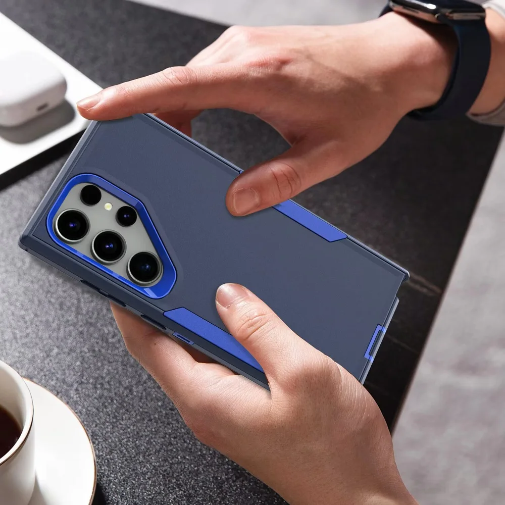 Robuster Schutz für Samsung Galaxy Ultra Hülle S24+ Stoßfeste Stoßstangen-Telefonabdeckung S 24 Schutzhüllen S24 Plus_voghion.com