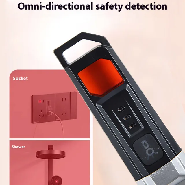 Mini EDC Keychain Lights Rechargeable LED Portable Torch Emergency Anti-snooping Camera Detection Flashlight For Self Defense 2
