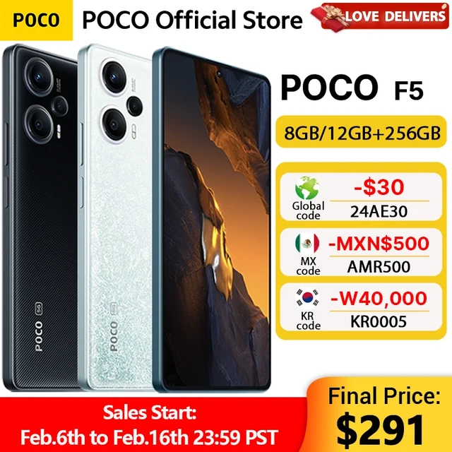 World Premiere] POCO F5 5G Snapdragon 7+ Gen 2 Octa Core 120Hz AMOLED  DotDisplay 64MP Triple Camera with OIS 67W NFC - AliExpress