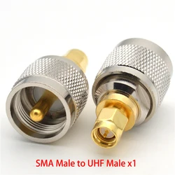 UHF to SMA RF Coaxial Adapter (SMAJ - UHFJ x1)