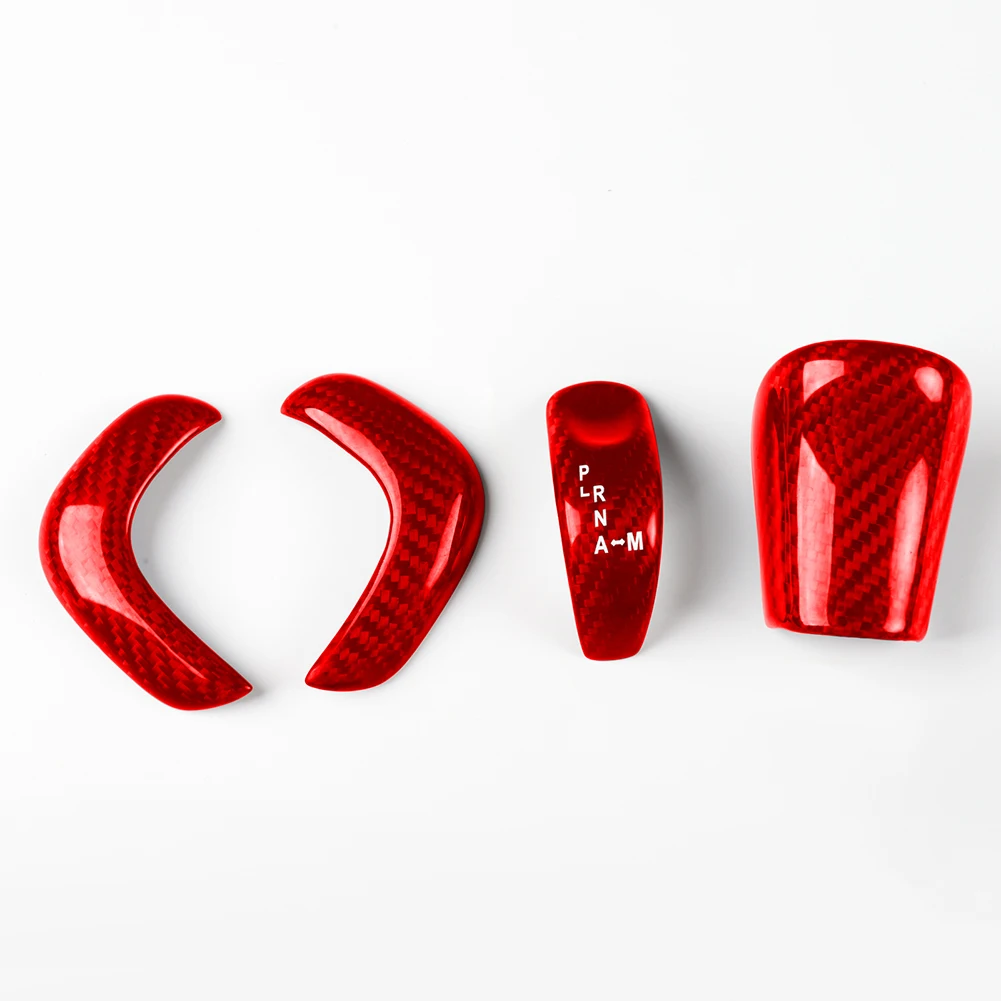

Car Shift Knob Cover Car Shift Cover Carbon Fiber Long Service Life Scratch-resistant For Nissan GTR R35 2017-2022