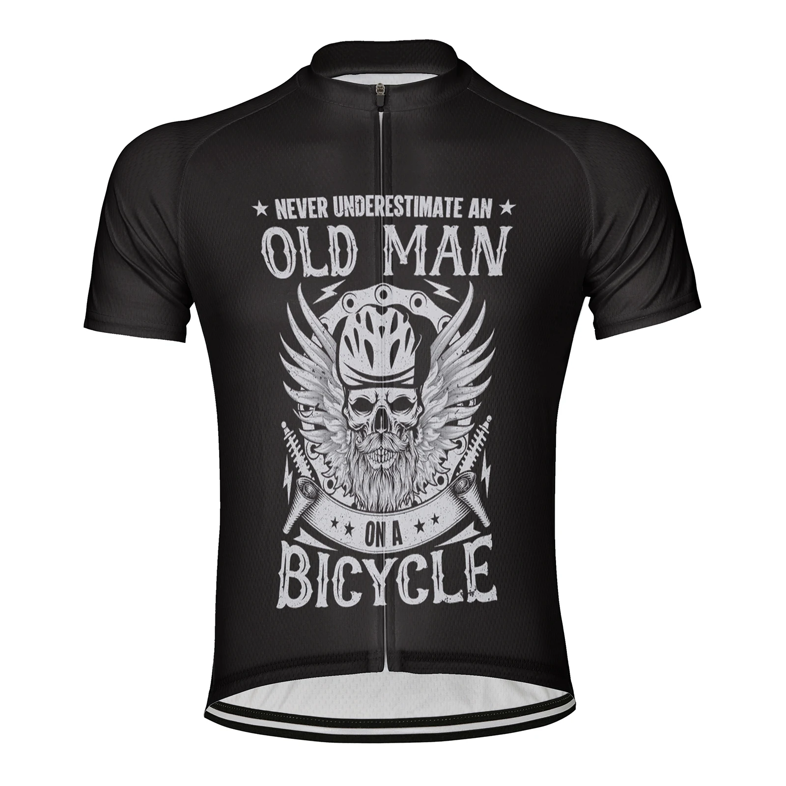 

Underestimate An Old Man Cycling Jersey Short Sleeve Bike Shirt Bicycle Wear Mountain Road Clothes Cycle Racing MTB Clothing