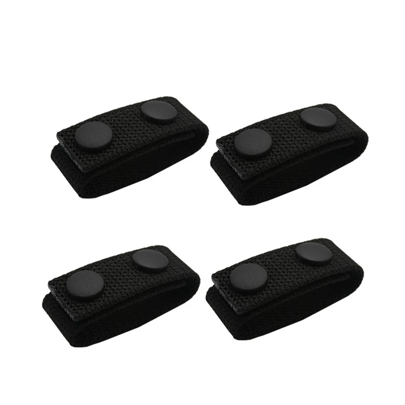 

4Pcs Tactical Belt Buckle Heavy Duty Belt Keeper Portable Webbing Belt Military Belt Equipment Accessories For Outdoor Sports