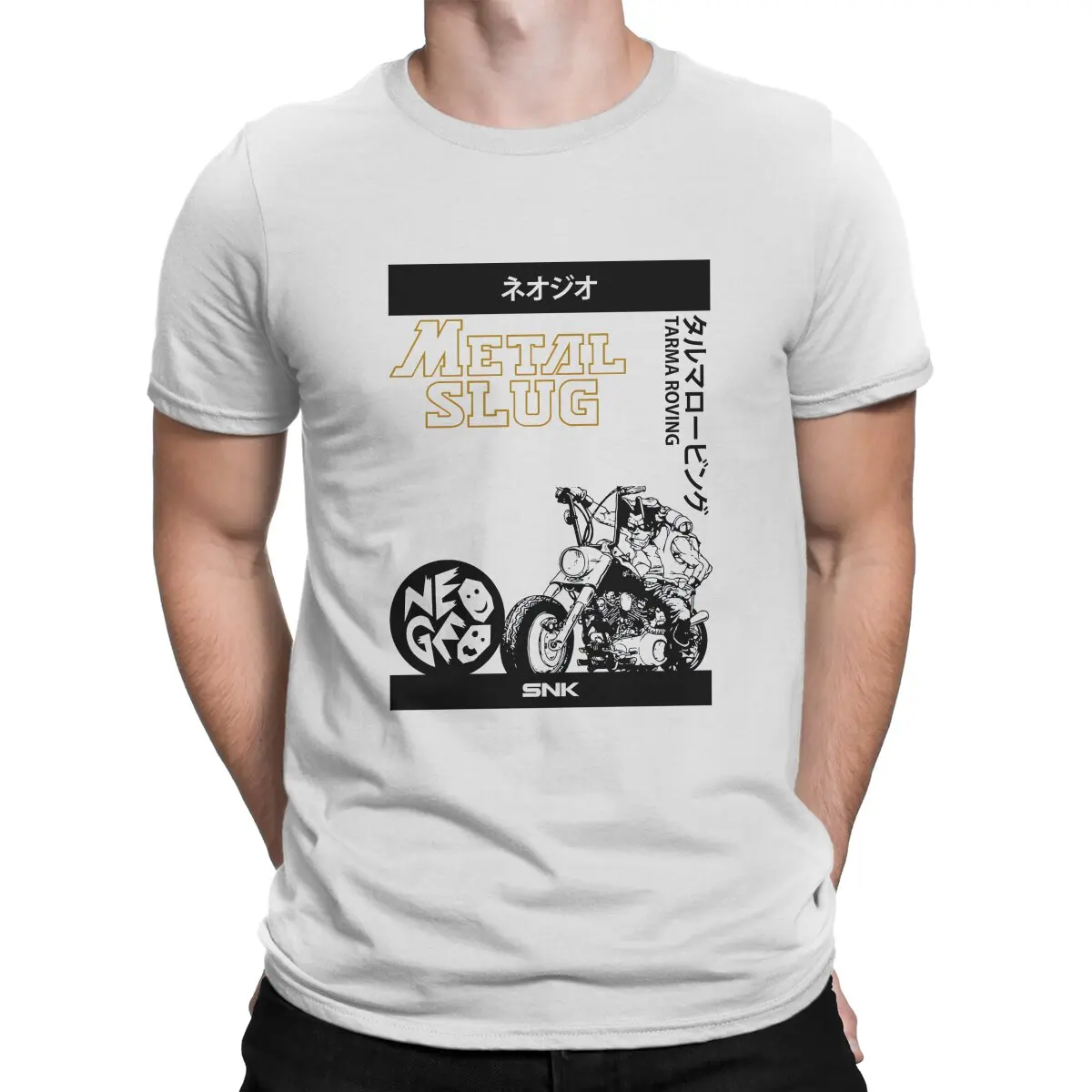 Metal Slug Game Tarma Roving Tshirt Homme Abbigliamento Uomo T-Shirt In Poliestere Per Uomo
