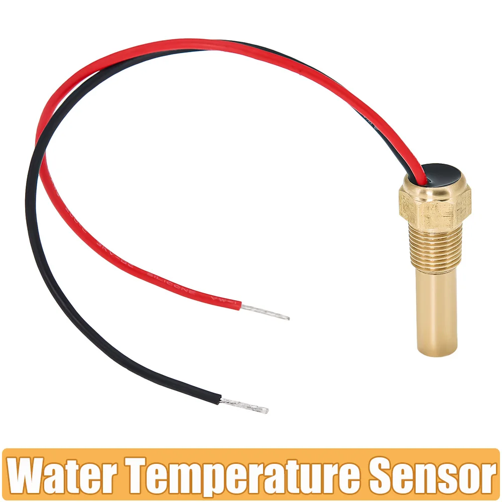 Universal Water Temperature Sensor Car Temperature Sensor Water Gauge 12V/24V 1/8 NPT for Universal Temp Meter water temp sensor