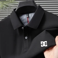 Polo tricoté à manches courtes pour homme, confortable et tendance, nouvelle collection été, col polo, style décontracté, best-seller 2