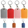 Leather Keychain  Doorlock Key Ring Access Card Bag Induction Waterproof ID Card Case Key Tag Protective Case 2