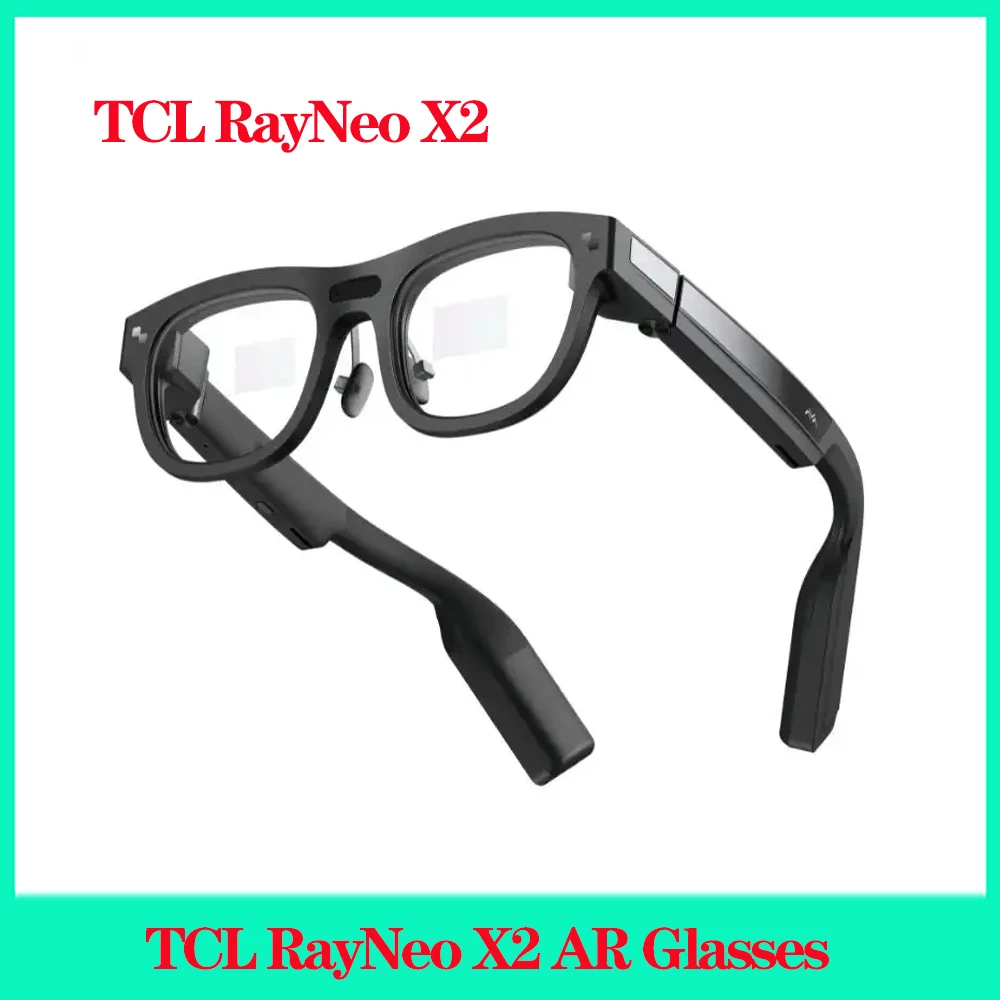 

TCL RayNeo X2 AR Glasses Full Color Micro-LED Optical Waveguide AR Glasses HD 1080p View 1000 nits All-in-one for Call Message