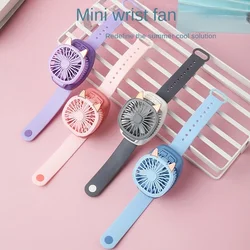 MINI USB Fan Watch Generation Children Cartoon Hand-held Wrist Band Electric Fan Children's Day Gift Toy USB Gadgets