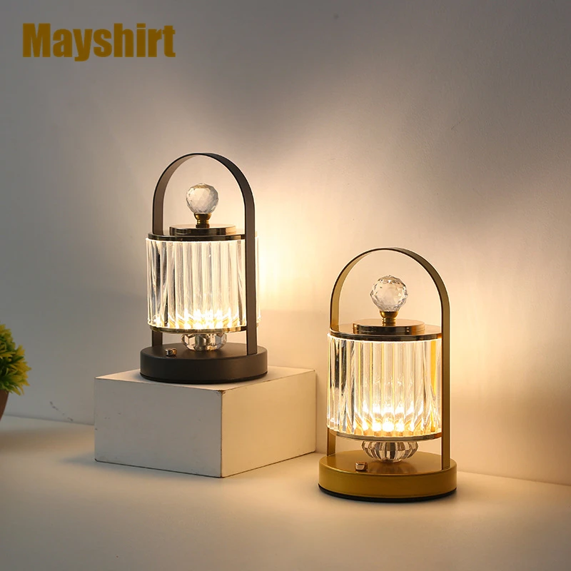 

Vintage Table Lamp LED Portable Outdoor Kerosene Camp Lamps Lantern Bedroom Decor Living Room Restaurant Bedside Bar Night Light